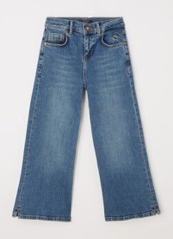NIK&NIK; Bondie wide fit cropped jeans met stretch - Indigo