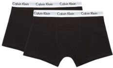 Calvin Klein Boxershorts in uni in 2-pack - Zwart