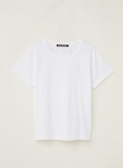 Acne Studios T-shirt met logo - Wit