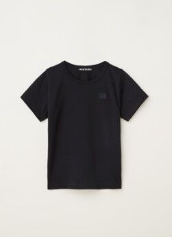 Acne Studios Mini Nash T-shirt met logo - Zwart