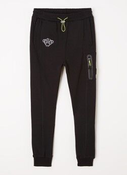 Black Bananas Jr Trooper tapered fit joggingbroek met ritszakken - Zwart