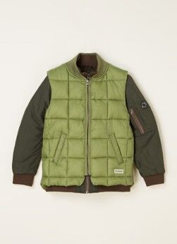 Scotch & Soda 2-in-1 bomberjack met bodywarmer 2-delig - Groen