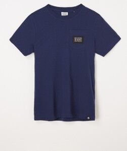 Scotch & Soda T-shirt met print - Royalblauw