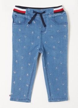 Tommy Hilfiger Skinny fit jeans met print - Indigo