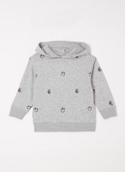 Tommy Hilfiger Hoodie met borduring - Grijs