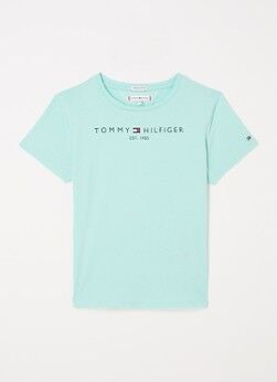 Tommy Hilfiger Essential T-shirt met logoprint - Groen