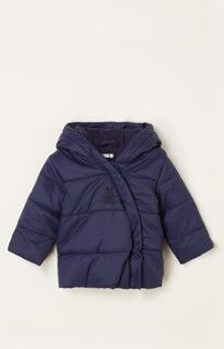 Benetton Babyjas met capuchon - Donkerblauw