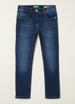 Benetton Slim fit jeans met stretch - Indigo