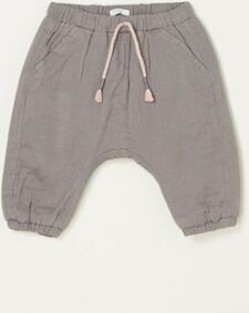 Benetton Babybroek met elastische tailleband - Middengrijs