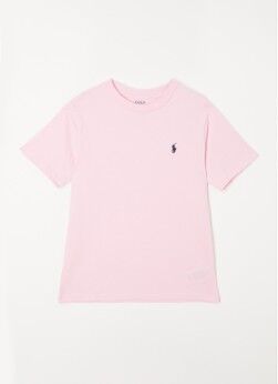 Ralph Lauren T-shirt met logoborduring - Roze