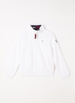 Tommy Hilfiger Windjack met opbergbare capuchon - Wit