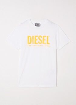 Diesel T-shirt met logoprint - Wit