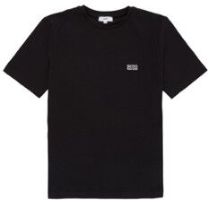 HUGO BOSS Basic T-shirt met logoborduring - Zwart