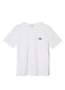 HUGO BOSS T-shirt met logoborduring - Wit