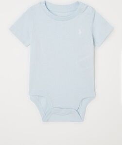 Ralph Lauren Romper met logoborduring - Blauw