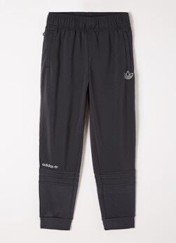 adidas Tapered fit trackpants met logo - Antraciet