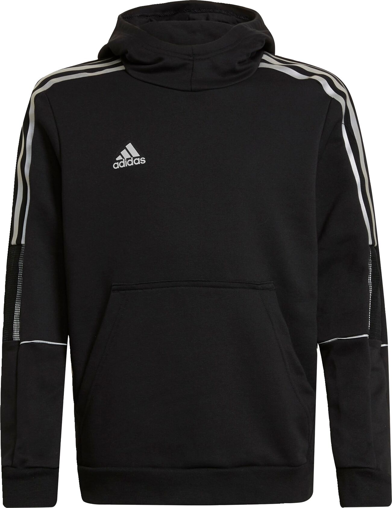 adidas Tiro Reflective Hoodie Kids Zwart - 128