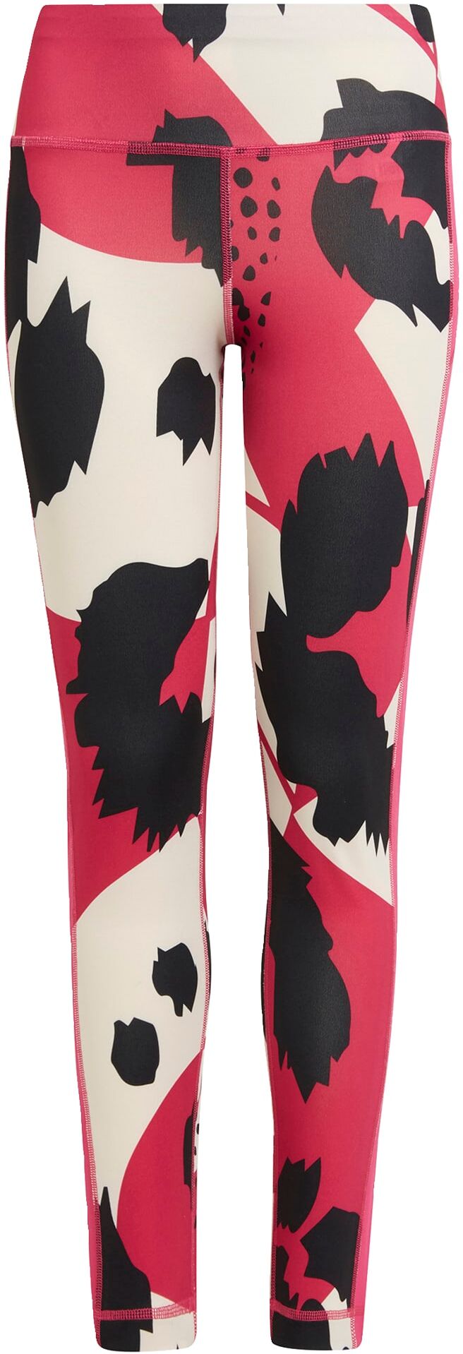 adidas AEROREADY Animal Print External Pocket Stretch Training Legging Kids Wit - 164