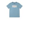 Levis Levi's Kids T-shirt Batwing met logo stillwater Blauw Jongens Katoen Ronde hals - 140