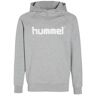 hummel voetbalhoodie grijs 128 Jongens/meisjes