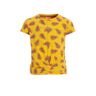 Orange Stars T-shirt Patrice met all over print geel 98/104 Meisjes