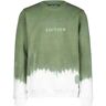 4PRESIDENT tie-dye sweater Henderson groen/wit 116 Jongens