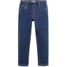 Mango Kids slim fit jeans changeant blauw 152 Jongens