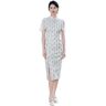 XDCFV Cheongsam Vrouwen Zomer Chinese Staande Kraag Plaat Knop Korte Mouw Kant Slanke Qipao Traditionele Cheongsam Jurk