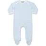 Larkwood Baby Unisex Contrast nachtrust met lange mouwen 3 Pale Blue/White