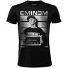 Crazy For Rock T-shirt Eminem T-shirt Rapper Marshall Bruce Mathers III officiële hiphop uniseks volwassenen jongens, Zwart, L