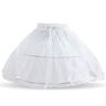 TTYAOVO Meisjes Demi Slips, Petticoat rok Meisjes Petticoat, Wit-2 banden, Eén maat