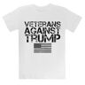 Kwantees Veterans Against Trump T Shirt Kinder Wit T-Shirt Milieuvriendelijk T-Shirt