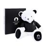 Doudou et Compagnie Licentie JO Paris 2024 Olympische en Paralympische Spelen 2024-BEER, JO2449, witte beer premium jas, 37 cm