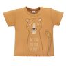Pinokio T-shirt Free Soul, 100% katoen, ochra met cheeta, jongens 62-104 (86), ochra free soul, 86 cm
