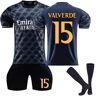 Generic Voetbalshirtset voor kinderen en Aldult voetbalset, voetbalset, voetbalset voor kinderen, voetbaltrainingspak voor heren en jongens, comfortabele trainingsshirts, shorts en sokken voor kinderen en