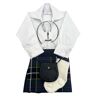TARTAN TWEEDS Cornish Jacht Tartan Baby Verstelbare Kilt Outfit Kilt, Shirt, Slang en Sporran 0-24 Maanden (0-6)