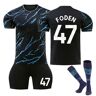 Generic Voetbalshirtset voor kinderen en Aldult voetbalset, voetbalset, voetbalset voor kinderen, lichtgewicht voetbaltrainingspak voor heren en jongens, trainingsshirts, shorts en sokken voor kinderen en