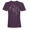 minifan Meisjes paarden T-shirt: Paarden liefde Verjaardag-s Shirt Paard Kinderen Cadeau-idee Paardenpony Paardensport Roze Schattig Pony T-Shirt Kinderverjaardag Paardensport, paars (heather), 164 cm