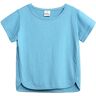 TDEOK 1-8 jaar T-shirt voor jongens en meisjes, T-shirt voor kinderen, meisjes, kinderen, ronde hals, effen, basic tops, top tienermeisjes, korte mouwen, blouse, zomer, vrije tijd, losse shirts,