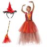 Joberio Halloween-jurk voor meisjes, Kant gaas peuter prinsessenjurk, Zachte prinsessenjurk voor peutermeisjes voor Halloween-feest, carnaval