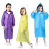 SHRADS 3 pack Regenponcho kinderen, Kinderregenjas, regenjas kinderen, Eva ademende regenjas, met capuchon en mouwen, ideaal voor wandelen, kamperen, bergbeklimmen