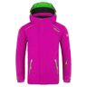 Trollkids Holmenkollen Pro waterdichte winterjas voor kinderen, ski-jack, roze/groen., 140 cm