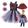 Gomice Cheerleading Halloween-jurk voor meisjes Cheerleading Kant Kostuums Jurk Outfits Halloween cheerleading jurk voor meisjes