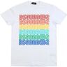 T-shirt Dsquared DQ0189-DD004G Wit 6 jaar,8 jaar Girl