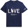 BOYS 6-14 YEARS Pink Pony English Love Tee  Spring Navy English Small Boy