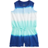 GIRLS 1.5-6.5 YEARS Ombre Cotton Jersey Romper Blue Ombre 3 YRS Girl