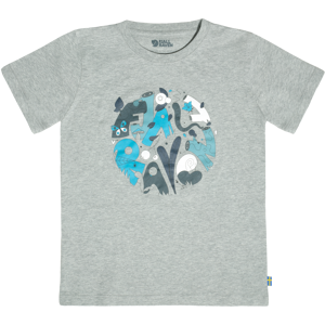 Fjällräven KIDS FOREST FINDINGS T-SHIRT  GREY-MELANGE