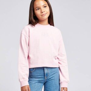 Lee Acid Wash Boxy Crew Genser Til Barn, Pink Lady