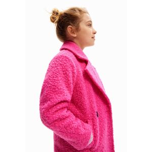 Desigual Double-breasted bouclé coat - RED - 9/10