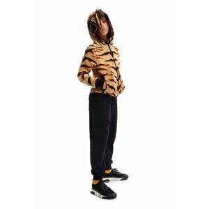 Desigual Tiger hoodie - YELLOW - 9/10